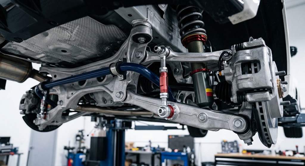 Sway bar end link options for Honda Civic Type R FK8 and FL5