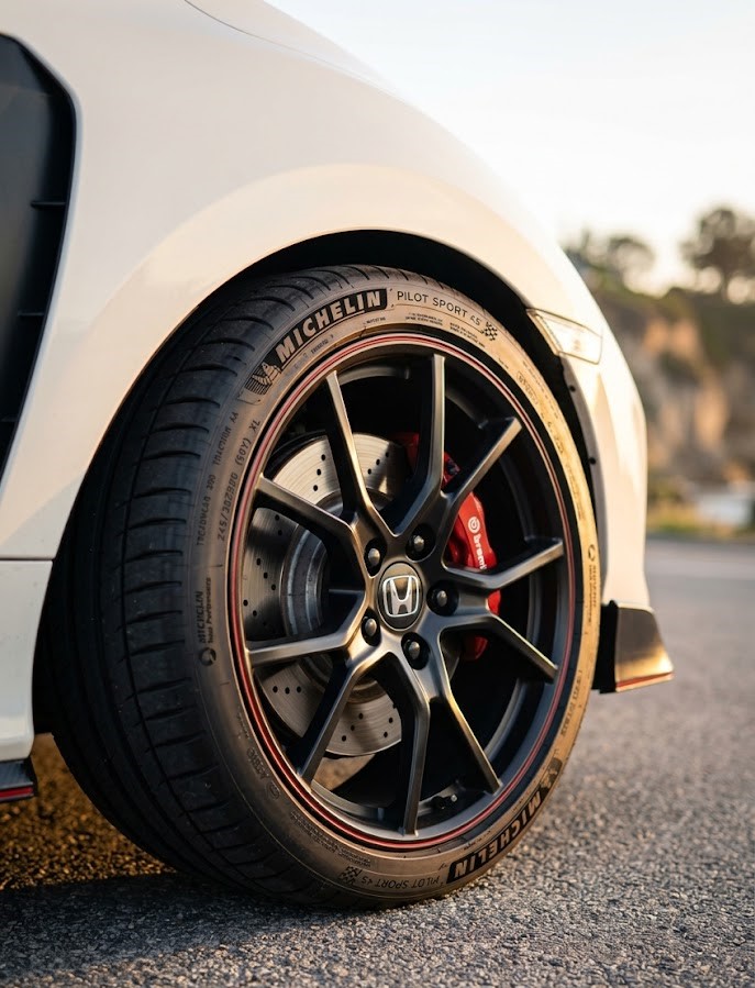 Factory FK8 and FL5 Civic Type R tire sizes, plus the fitment checks that matter before changing wheels or tire dimensions.
